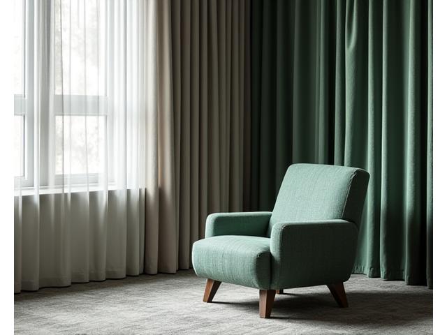 Durable recycled polyester fabric used in modern upholstery